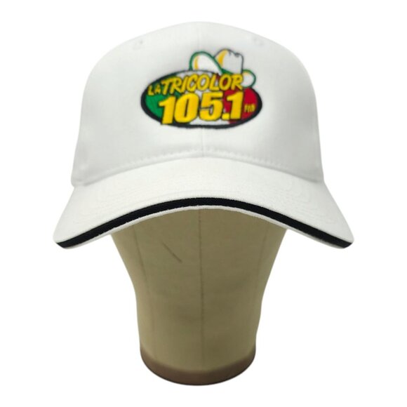 La Tricolor 105.1 FM Adjustable Tuck Strap Cap Trucker Baseball Embroidered Hat - Picture 9 of 13